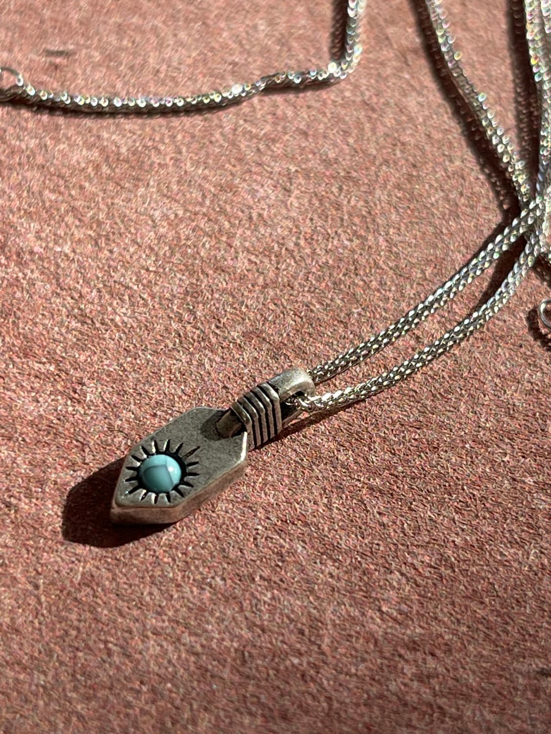 터키석 빈티지 체인목걸이 상품이미지4