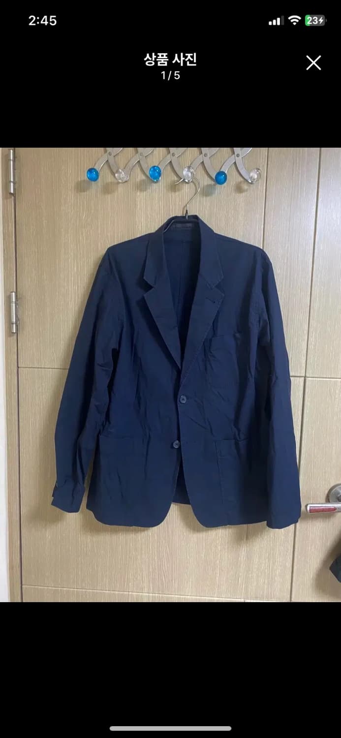 [UNIQLO] 유니클로 드라이라이트 웨이트 자켓 네이비 L사이즈 상품이미지1