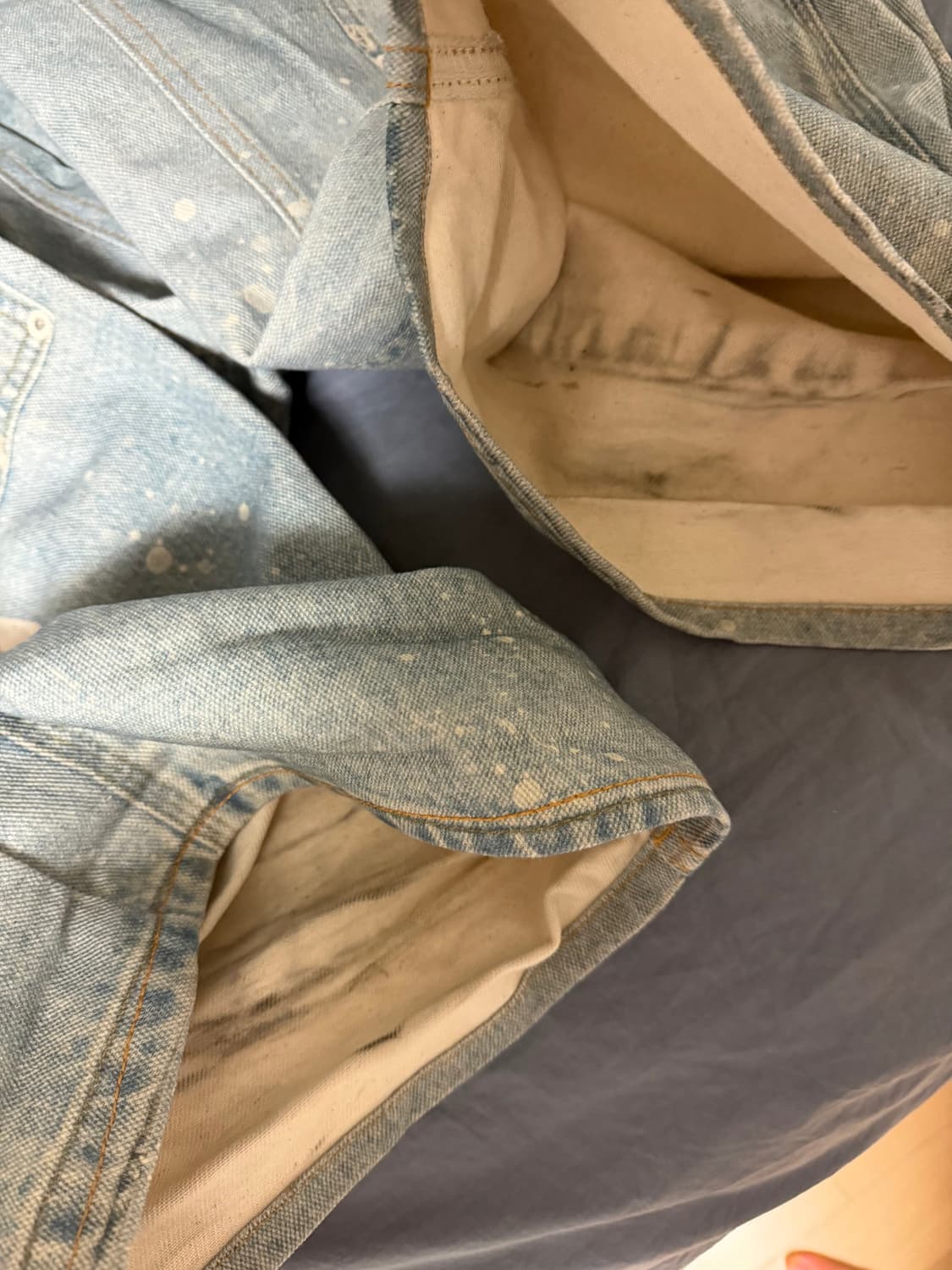 그레일즈 키체인 일루젼 데님팬츠 블루 상품이미지4