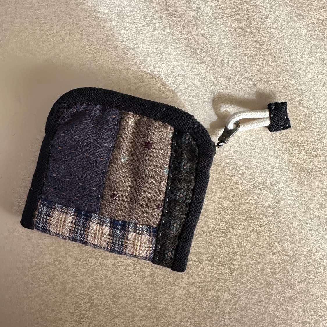 나염원단 퀼트 파우치 상품이미지3