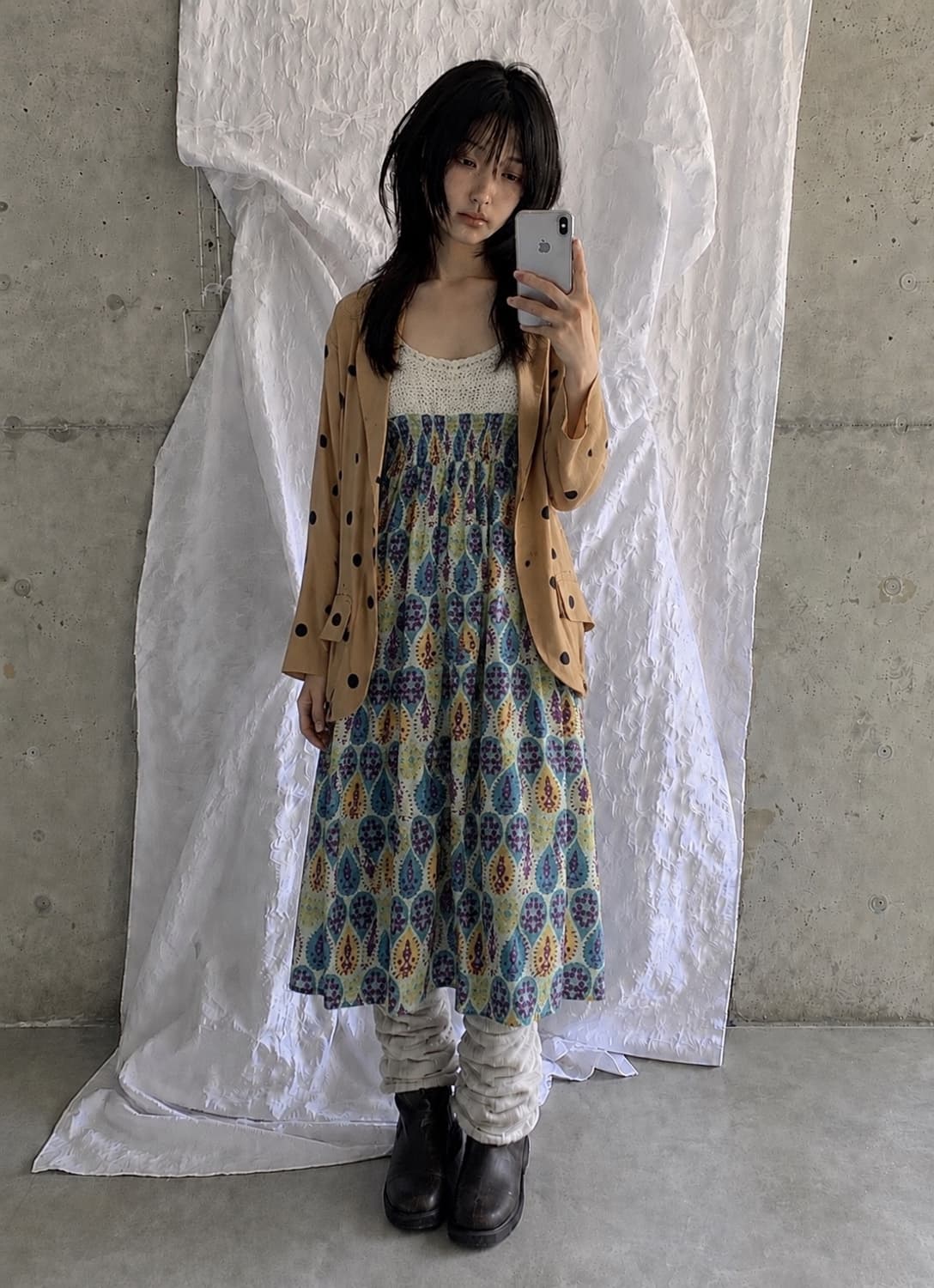 도트 플라워 코디 set🎀 상품이미지1