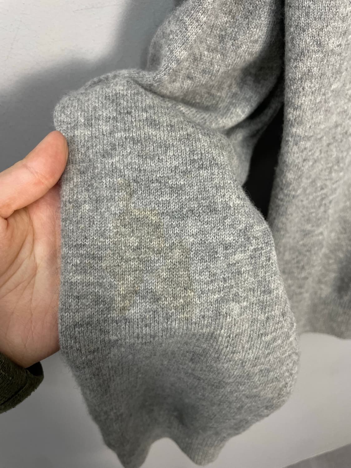 꼼데가르송 화이트 하트와펜 그레이 가디건 H2067 상품이미지9