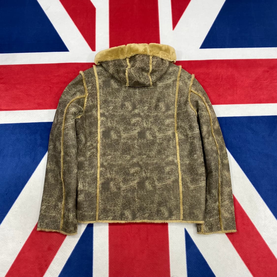 레더 후드 무스탕 L  상품이미지4