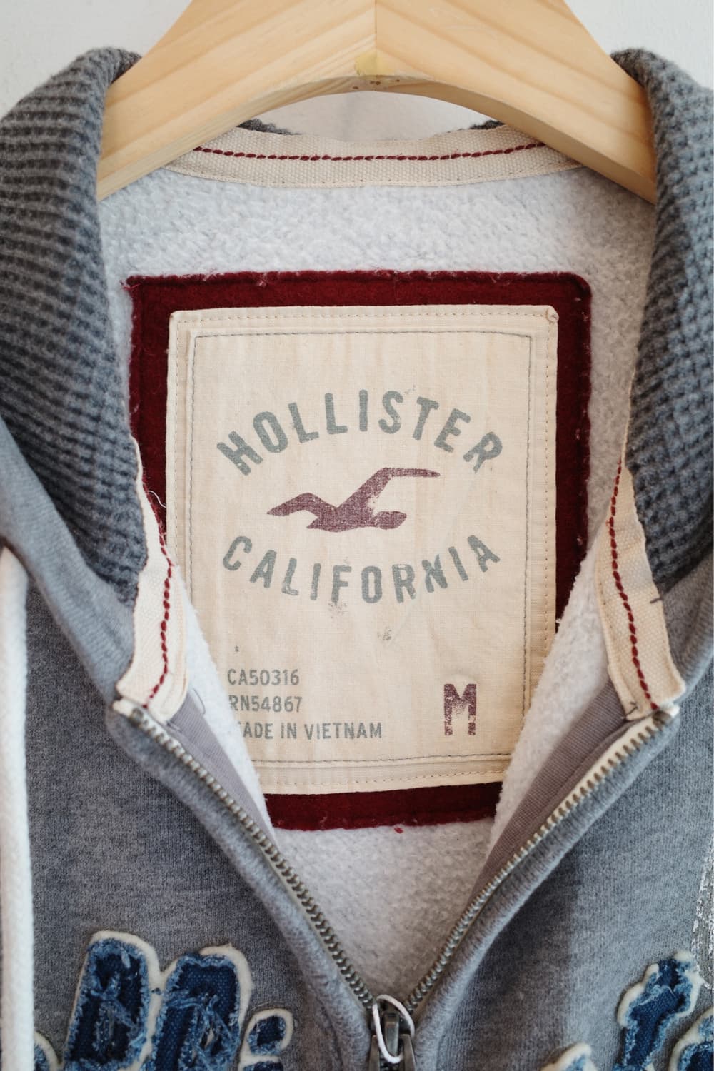 HOLLISTER 홀리스터 레터링 자수 후디 상품이미지3