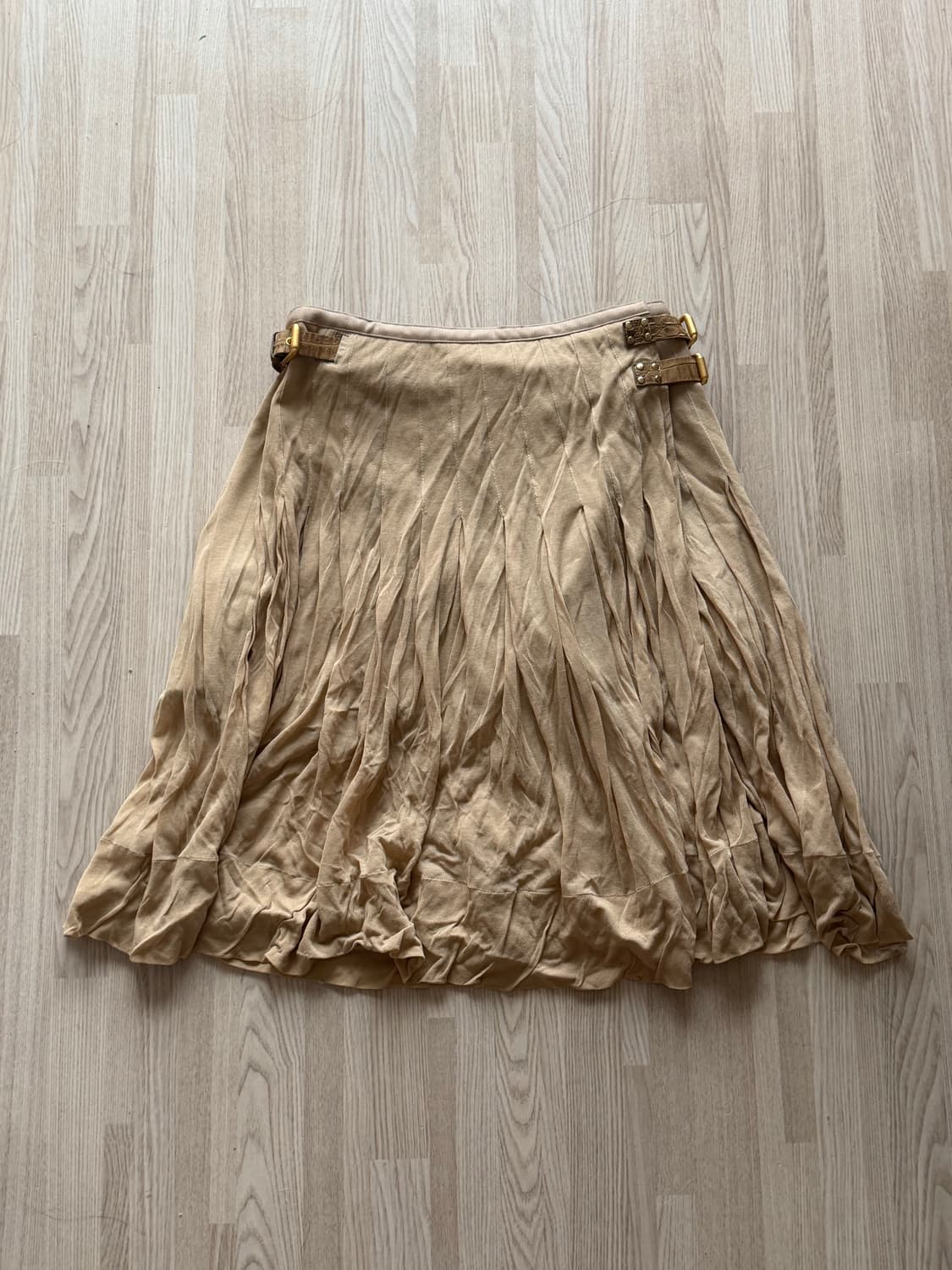 보테가베네타 벨티드 미디 스커트 상품이미지1