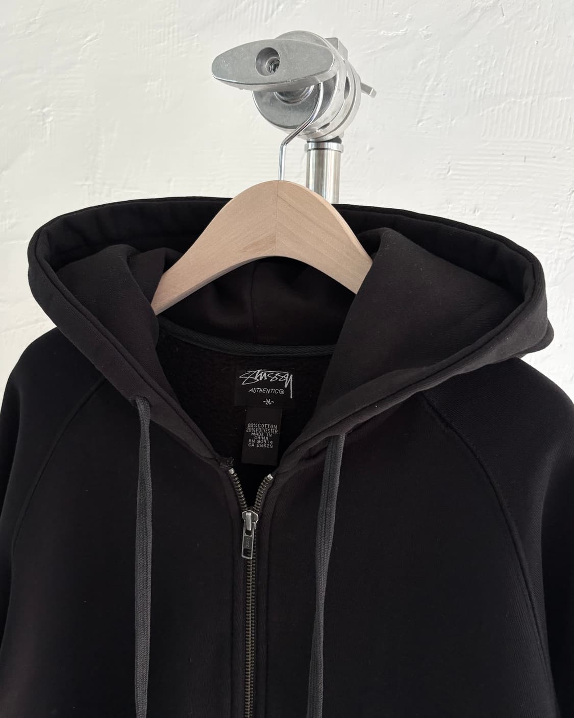 Stussy 스투시 00‘ 페이즐리 블랙 후드 집업  상품이미지2