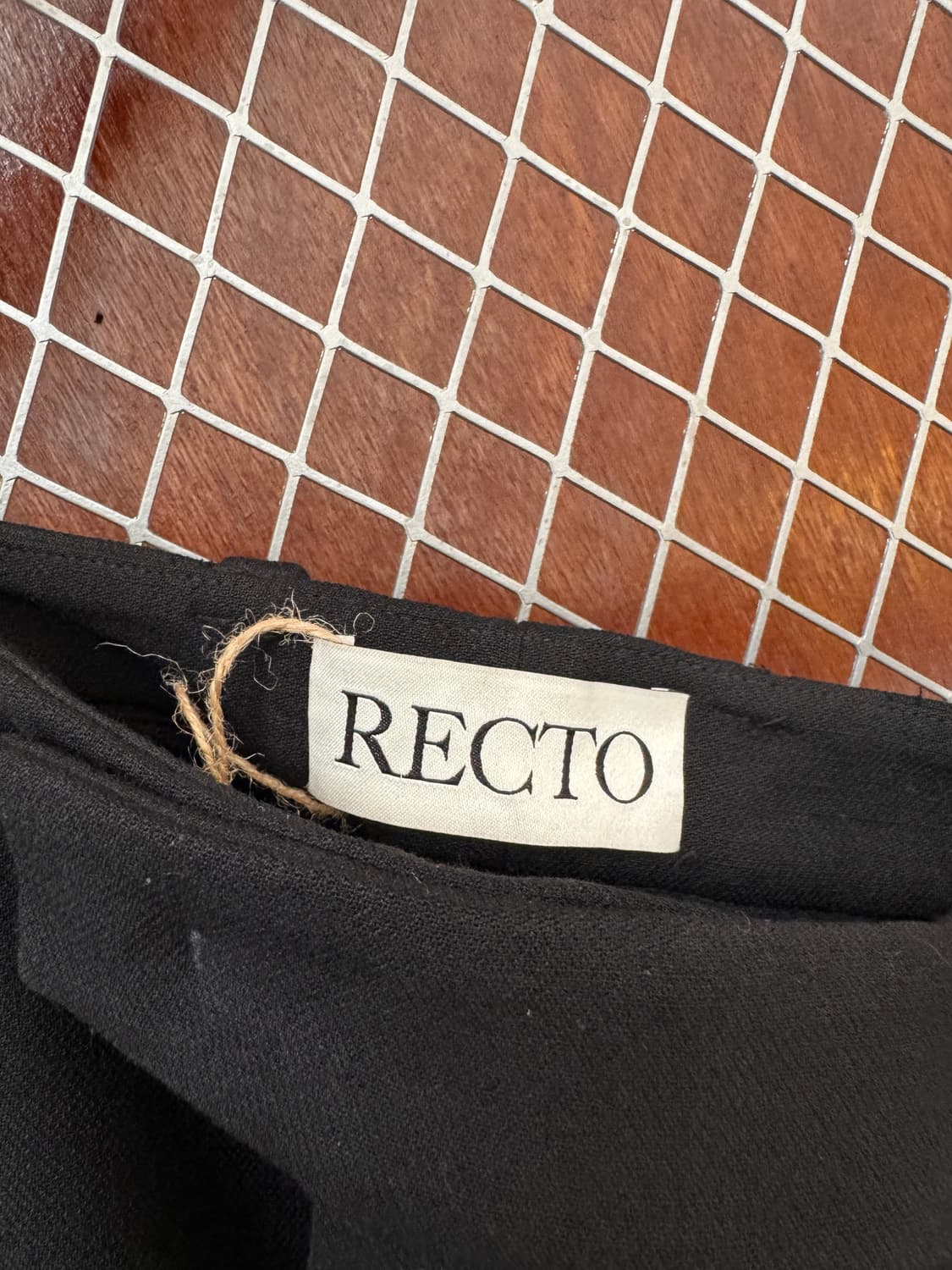 렉토 버진 울 핀턱 와이드 슬랙스 M 상품이미지3