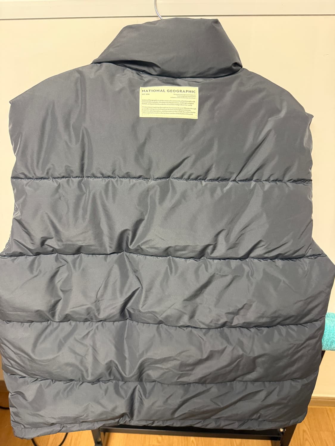 내셔널지오그래픽 패딩조끼 그레이 xxl 상품이미지5