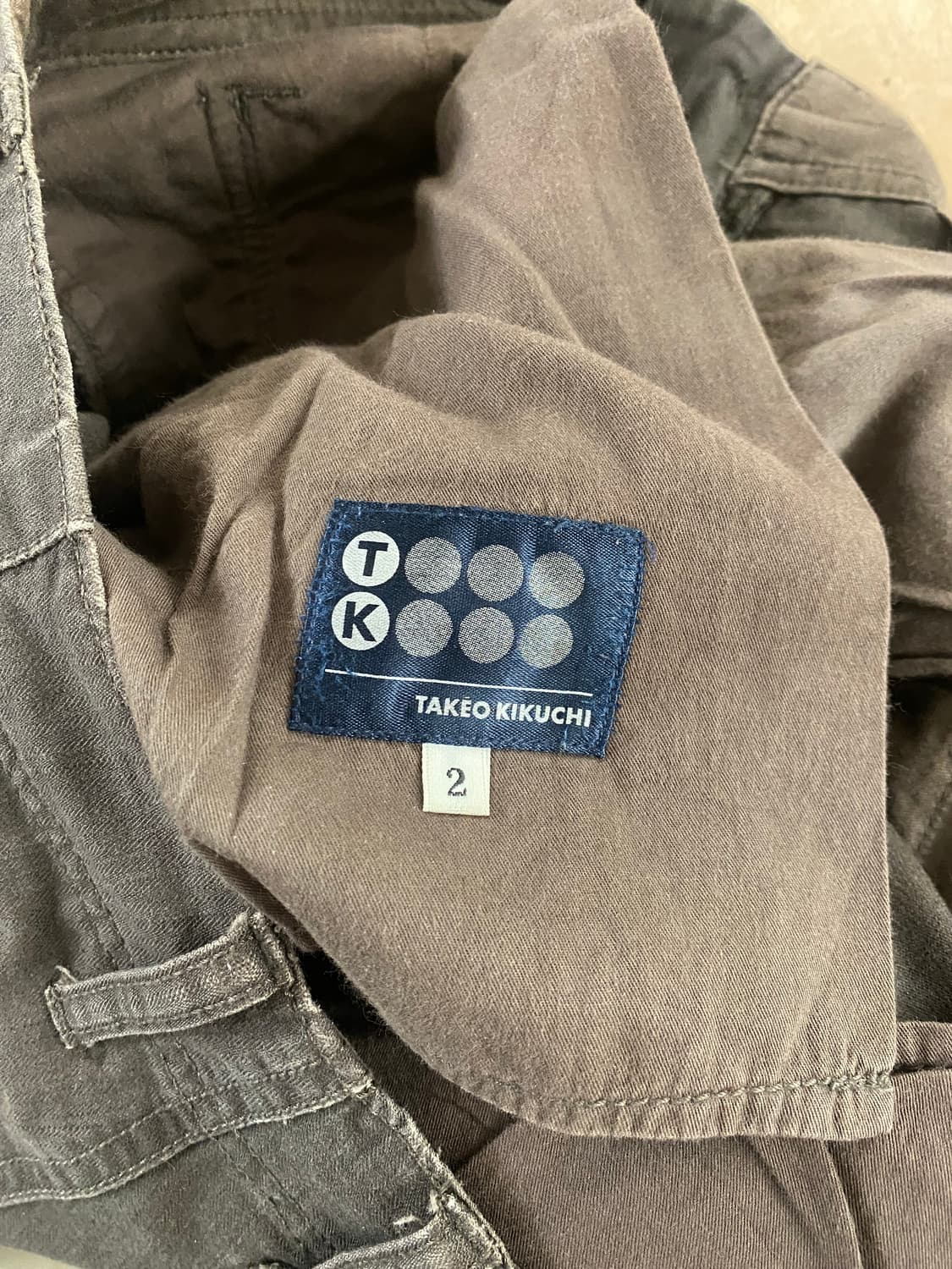 TAKEO KIKUCHI flight cargo boots-cut 상품이미지6