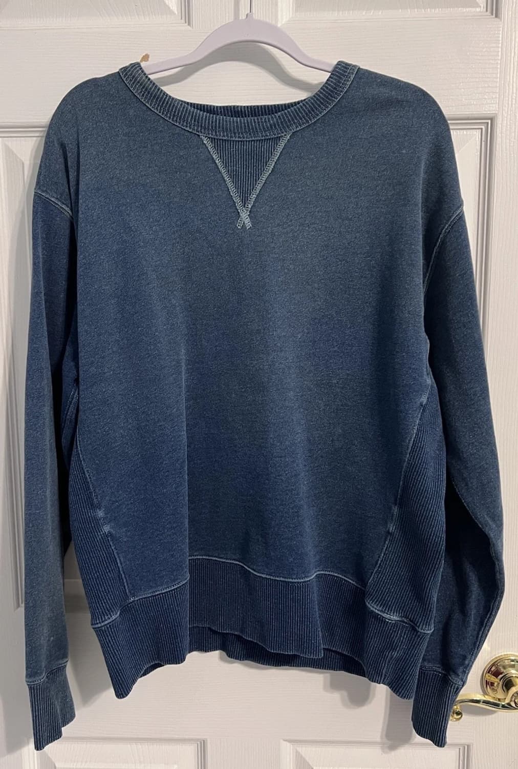 XL 더블알엘 인디고 블루 맨투맨 스웻셔츠  상품이미지1