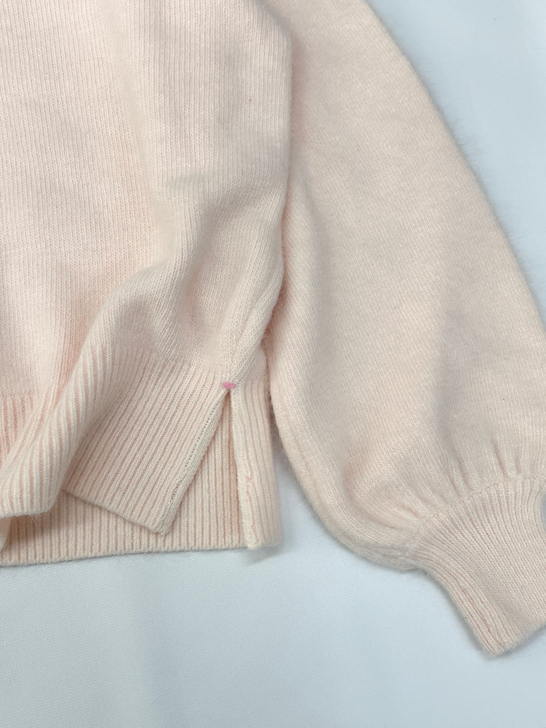 🍓딸기우유 벌룬 소매 니트🍓오네갸루 갸루 핑크 히메 앙고라st 상품이미지6