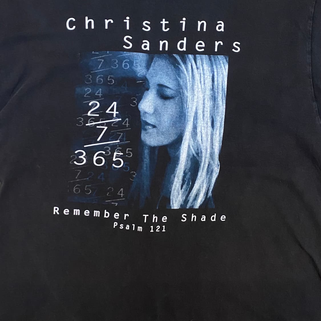 미국 빈티지 헤인즈 크리스티나 샌더 굿즈티 락티셔츠 반팔티 상품이미지2