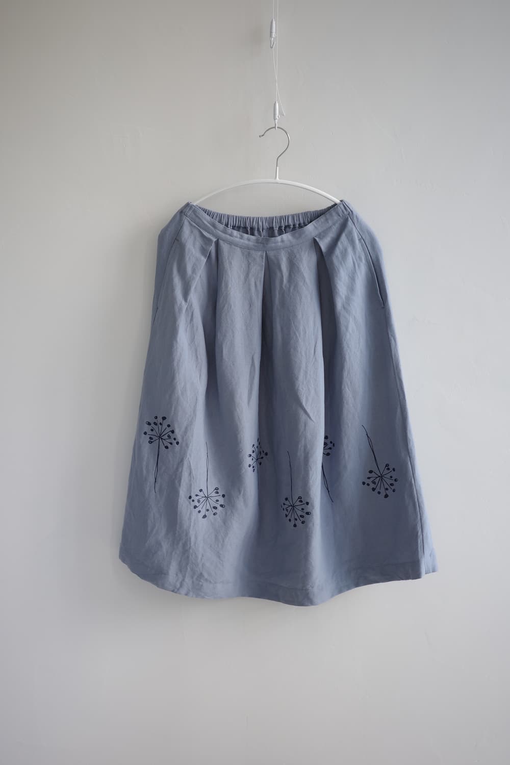 POU DOU DOU • 린넨 맞주름 스커트 상품이미지3