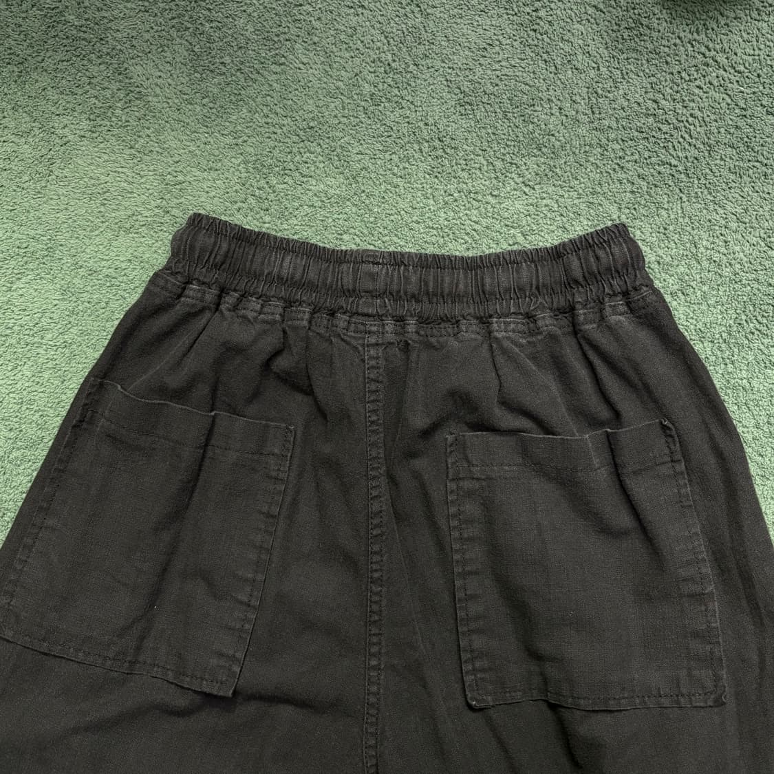 빈티지 밴딩 블랙 카고 팬츠 상품이미지5