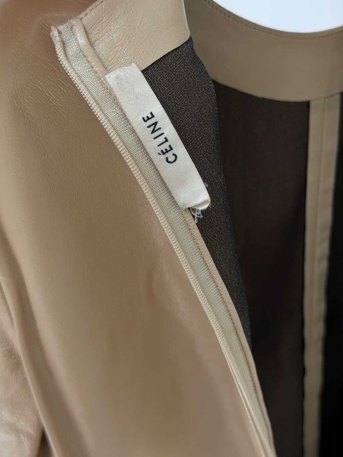 셀린 가죽 원피스(34) 상품이미지5