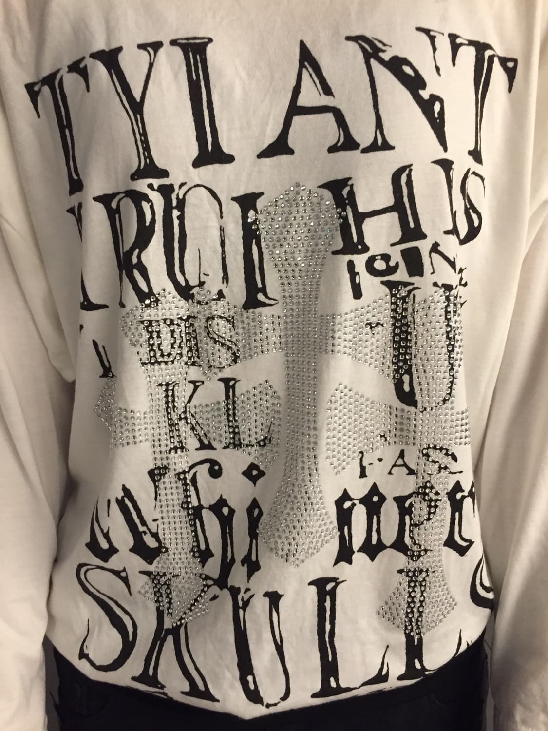 Rich or Die 스컬 레터링 롱슬리브 상품이미지4