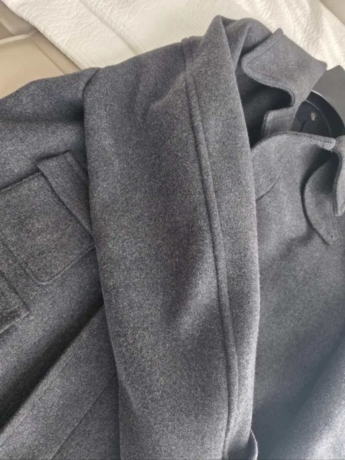 [40] 21FW 캡틴선샤인 트래블러 발마칸 코트 다크그레이 상품이미지8