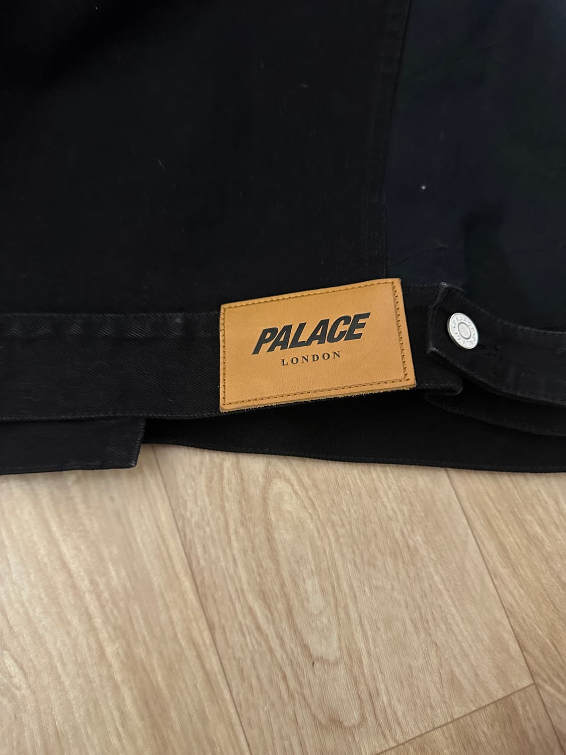 팔라스 패널 데님 자켓 블랙 상품이미지2