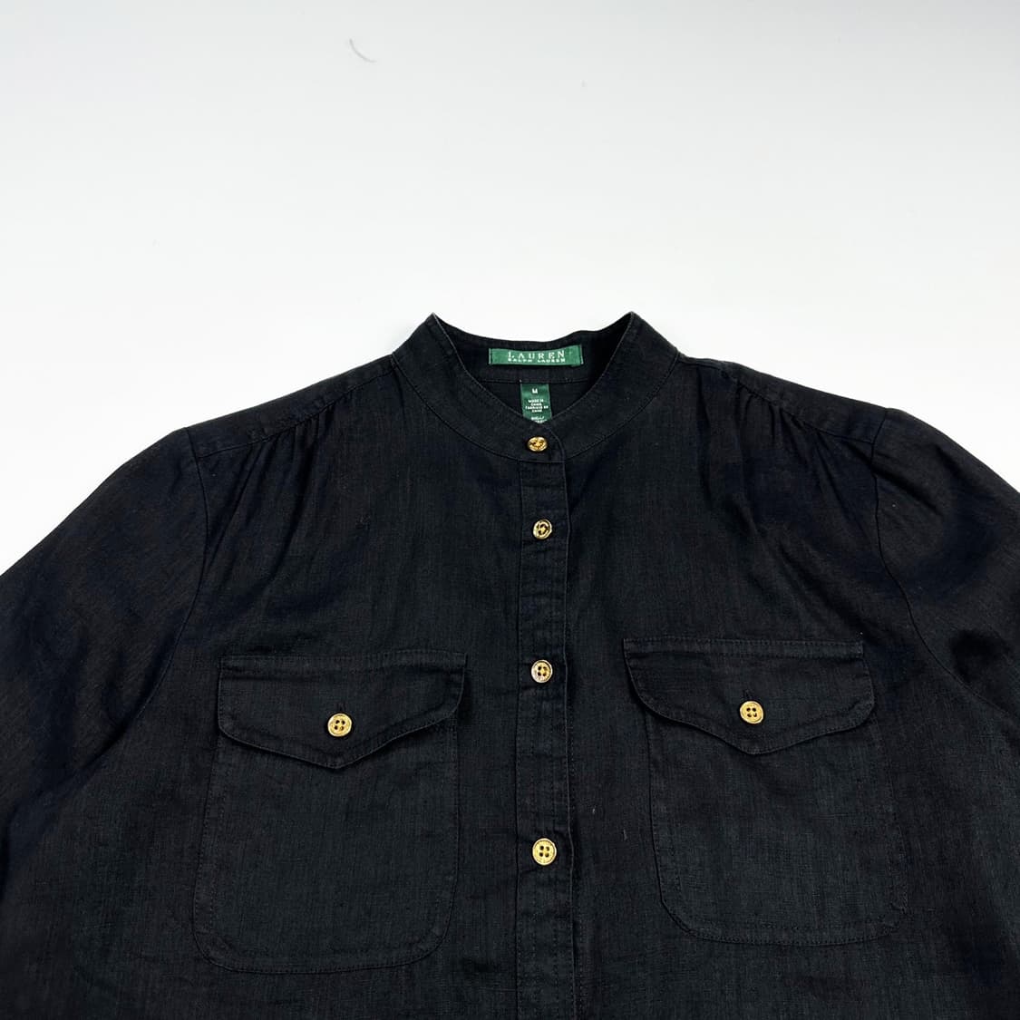 폴로 랄프로렌 RL 블랙 우먼 린넨셔츠 (M 여성추천) 상품이미지1