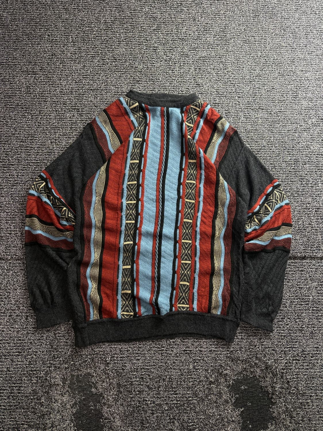 빈티지 아카이브 케이블 패턴 빅시핏 스웨터 3414 상품이미지2