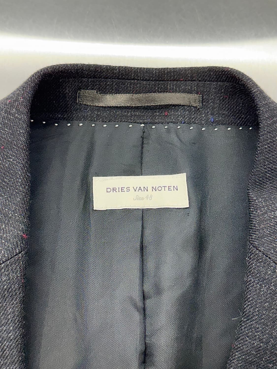 드리스반노튼 블랙 부클레 싱글 브레스티드 블레이저 자켓 상품이미지7