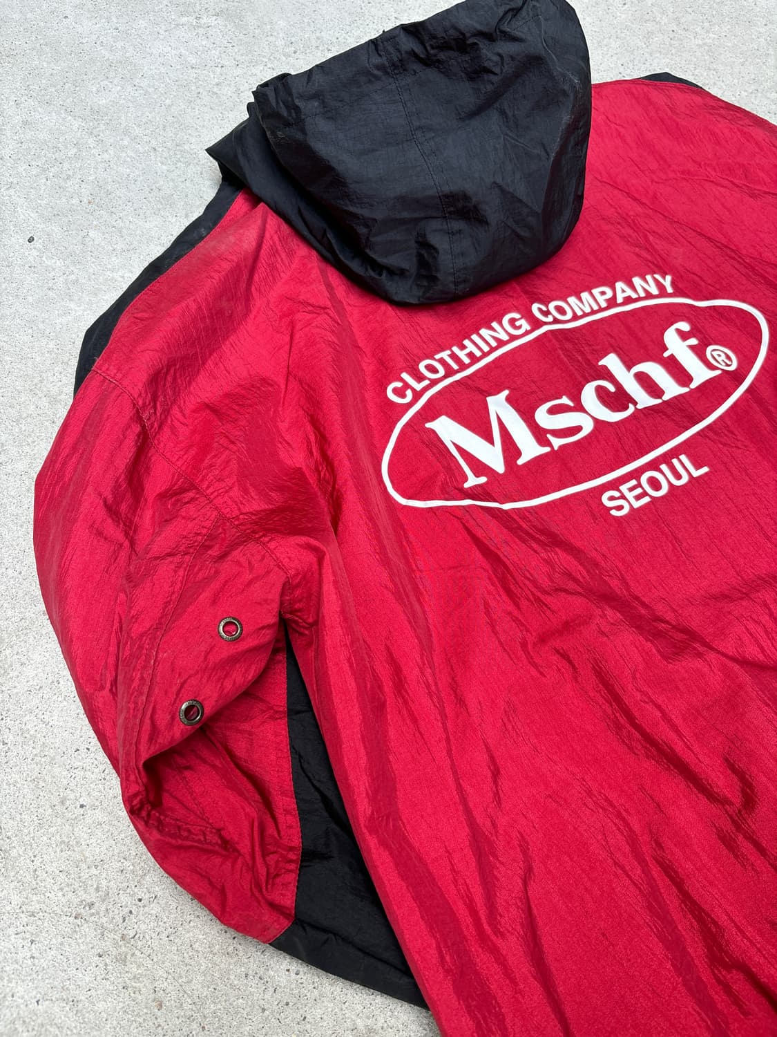 미스치프 배색 바람막이 상품이미지8