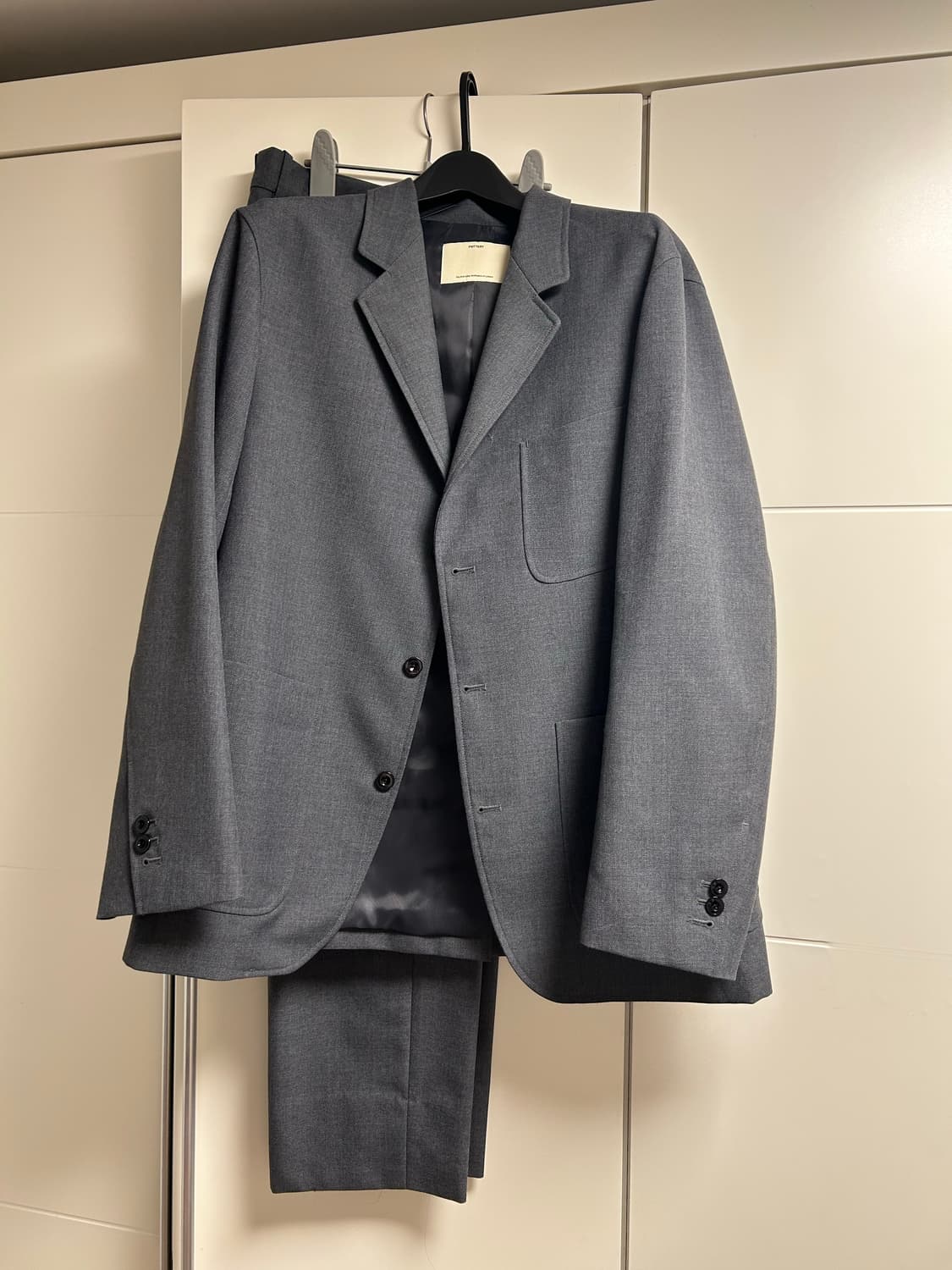 포터리 그레이 울 스포츠 셋업 3사이즈 상품이미지1