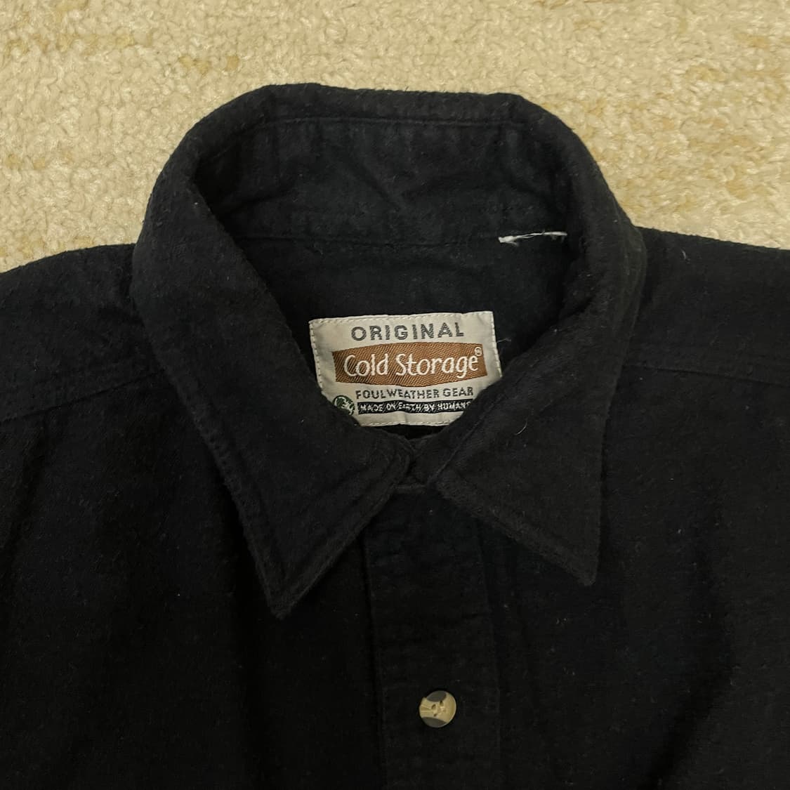 [L] Original Cold Storage 울 블렌드 셔츠   상품이미지2