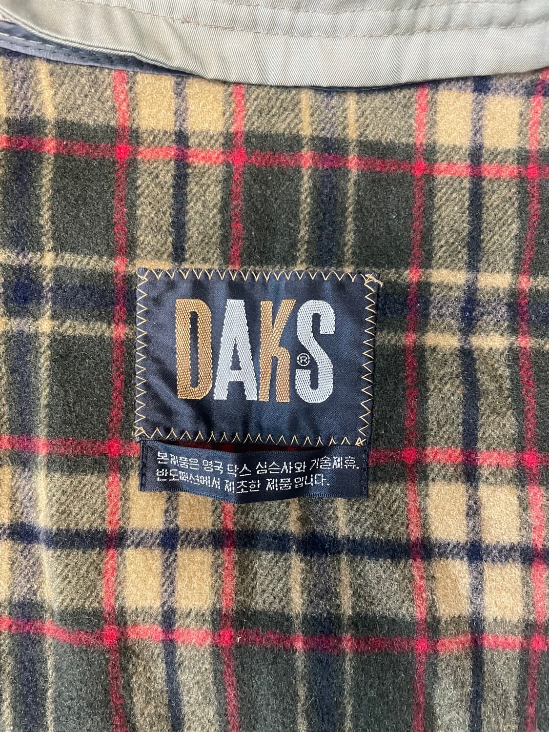 닥스 80년대 싱글 트렌치코트 상품이미지6