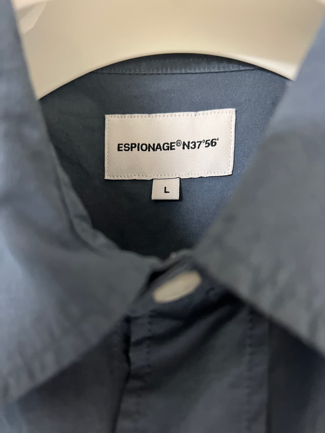 에스피오나지 오버셔츠 데님블루 L사이즈 상품이미지3