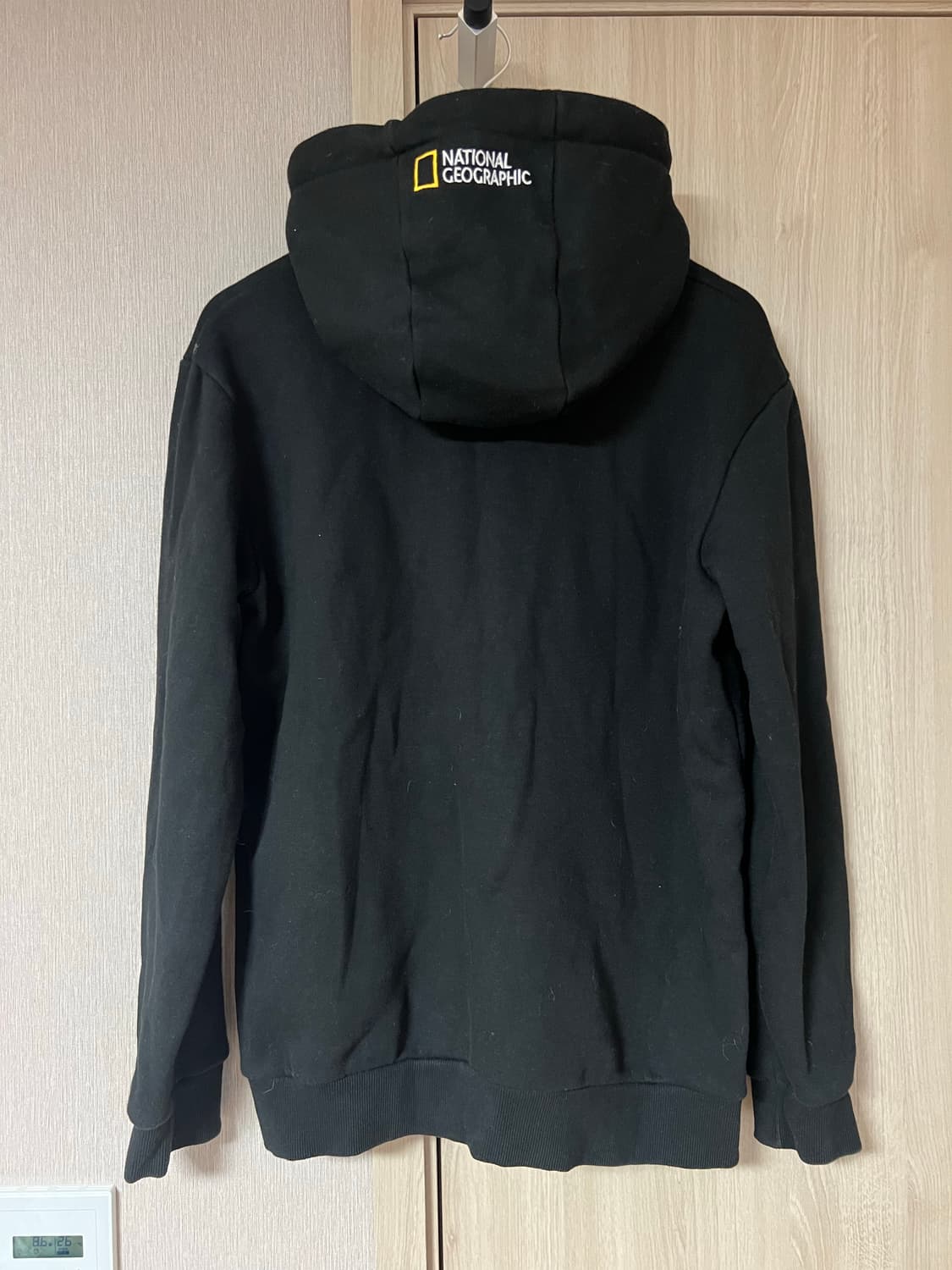 [L] 내셔널지오그래픽 후드티 블랙 상품이미지2