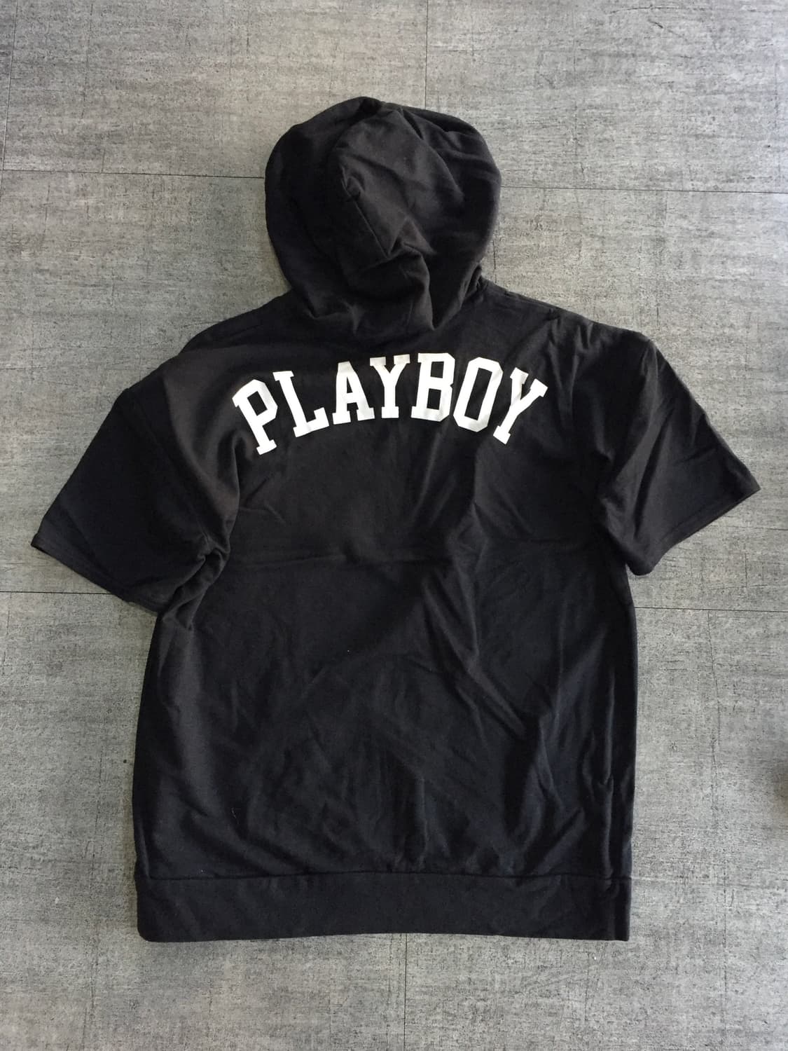 Playboy 플레이보이 가슴로고 올드스쿨아메카지 반팔후드티셔츠 상품이미지1