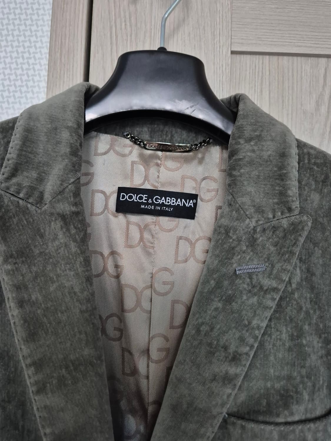 돌체앤가바나 벨벳 블레이저 자켓 상품이미지5