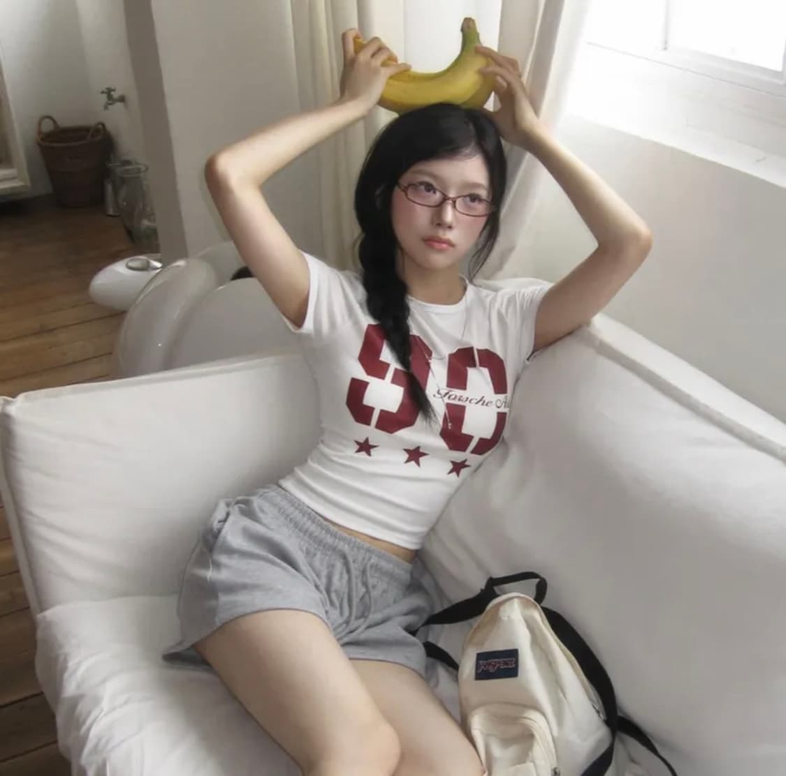 모디무드 90 별 슬림핏 반팔티 상품이미지1