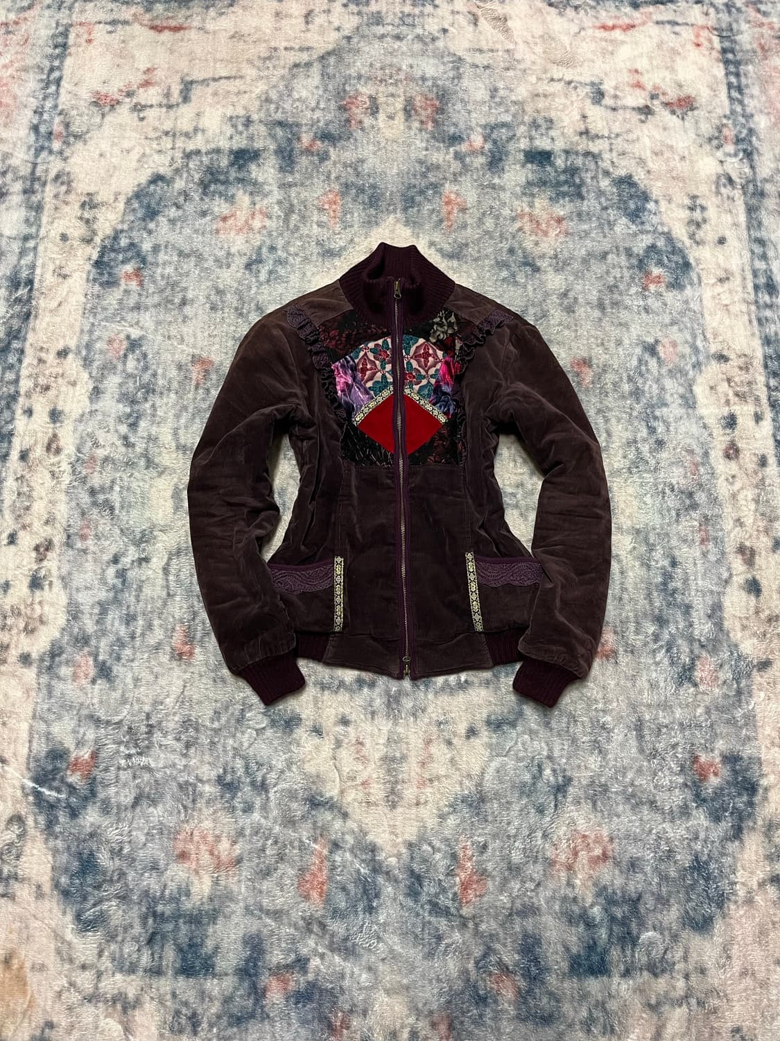 Ozz on oriental frill corduroy jacket 상품이미지2