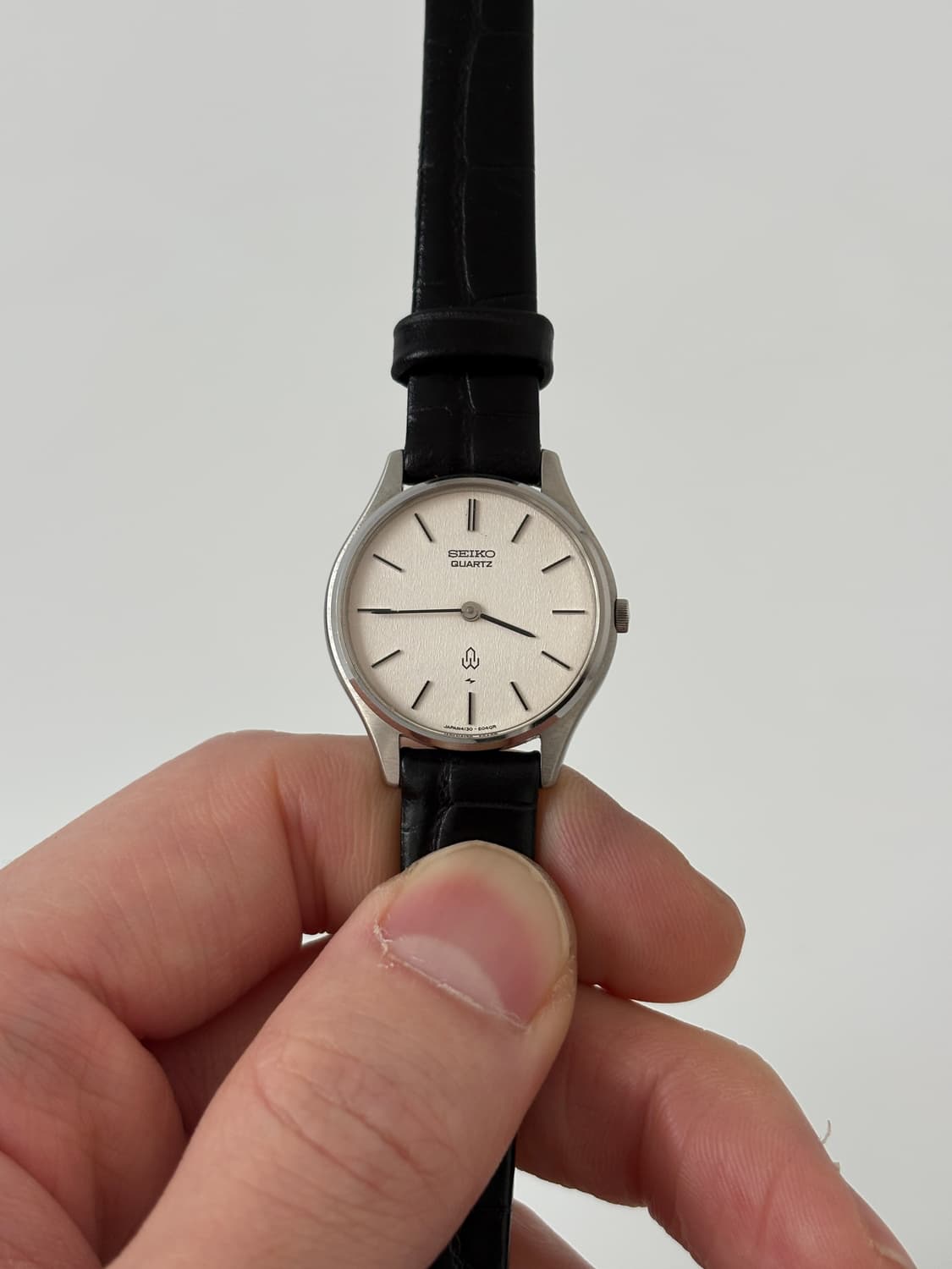 세이코 1970년대 텍스쳐 다이얼 실버 쿼츠 여성 상품이미지2