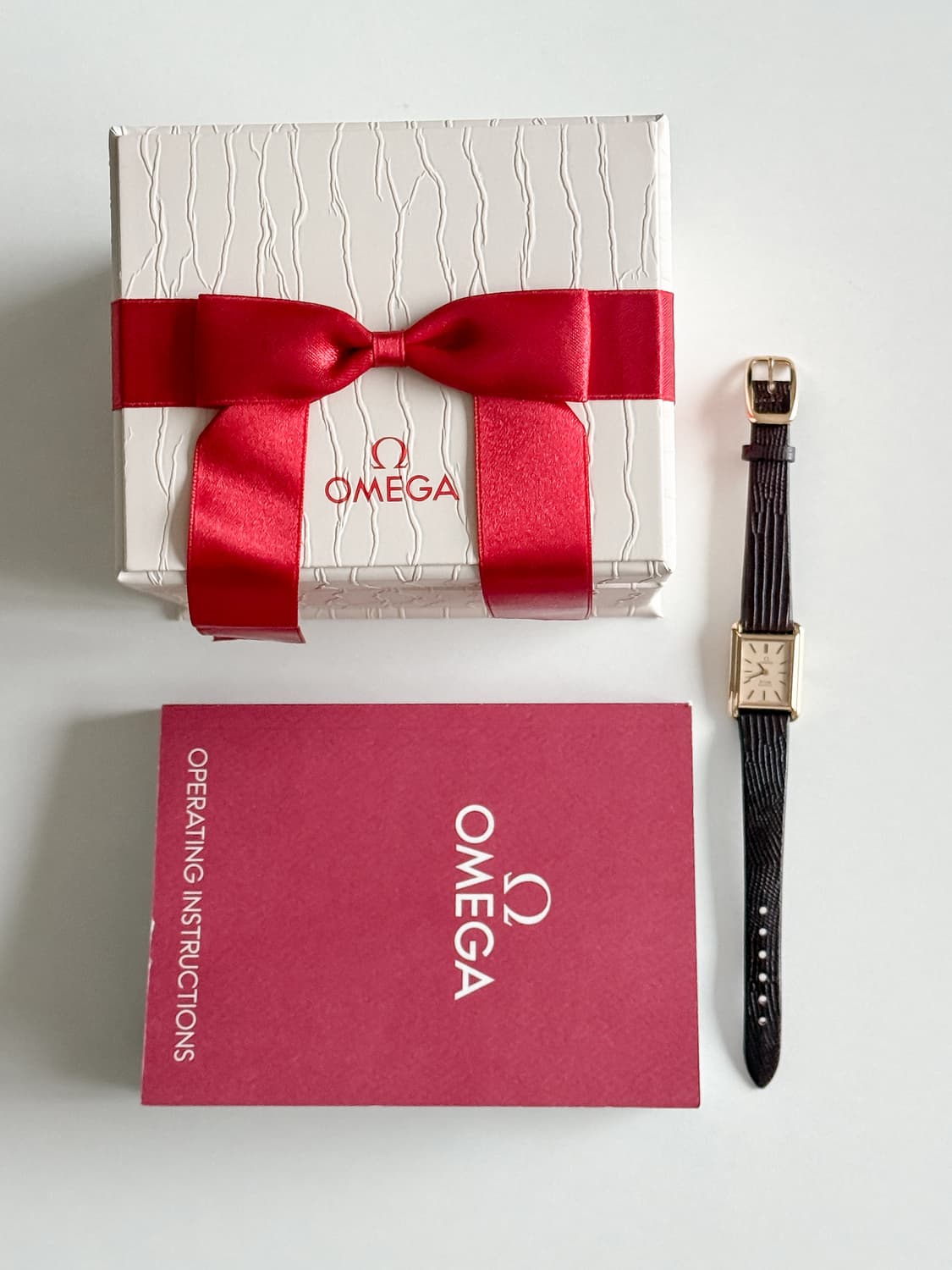 오메가 드빌 스퀘어 골드 시계 상품이미지10