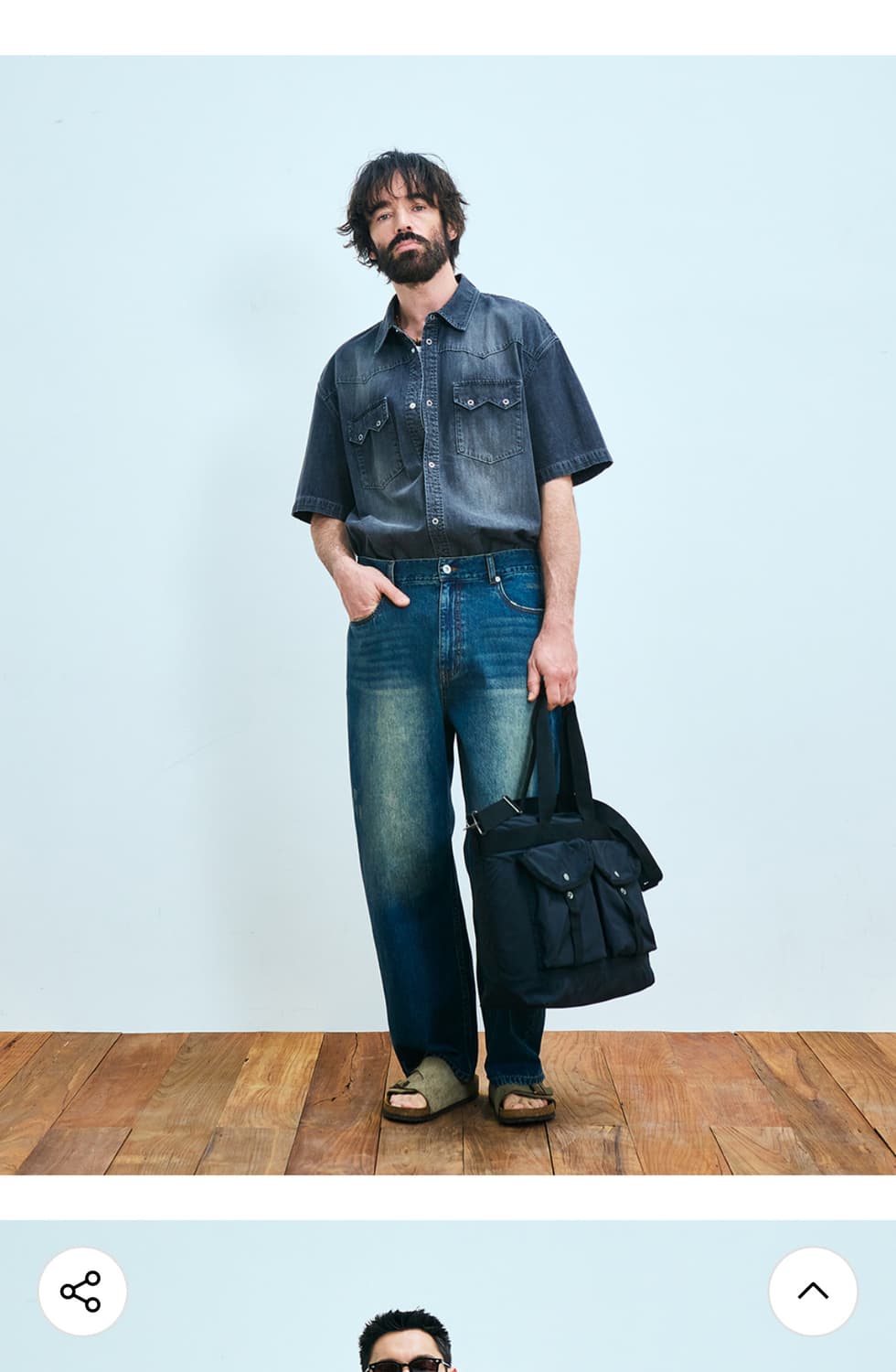 유니폼브릿지 나일론 토트백 블랙 상품이미지6