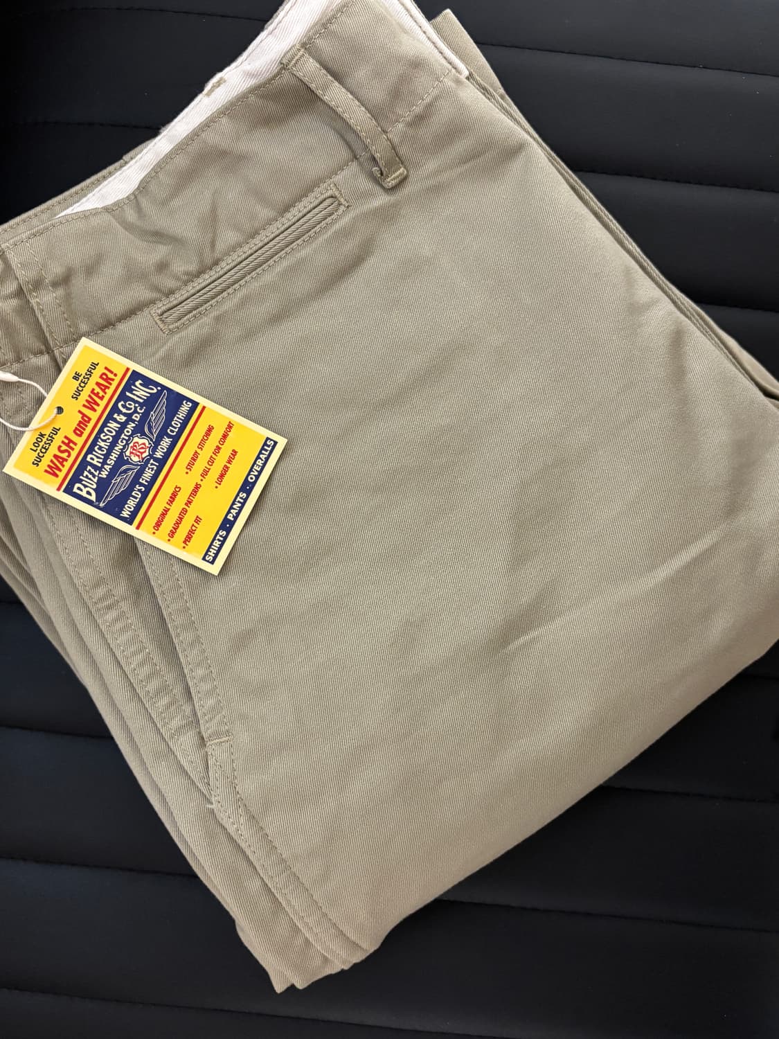 [34]버즈릭슨 오리지널 치노팬츠 카키색상 새상품. 상품이미지1