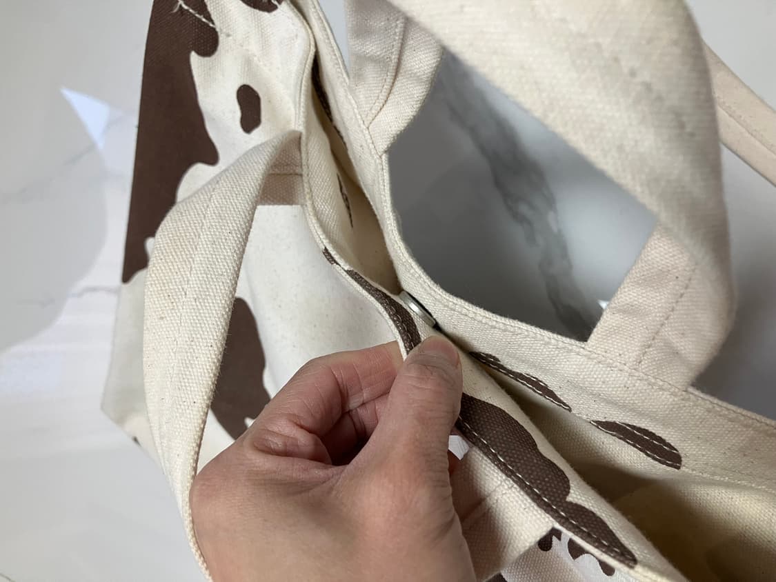 baggu 바쿠백 카우 패턴 캔버스 덕백 토트백 숄더백 크로스백 상품이미지4