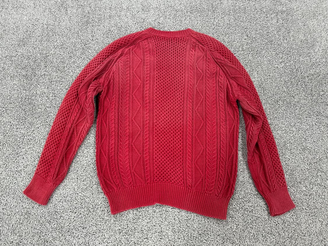 [XL][M] 폴로 랄프로렌 피그먼트 케이블니트 2사이즈 상품이미지4