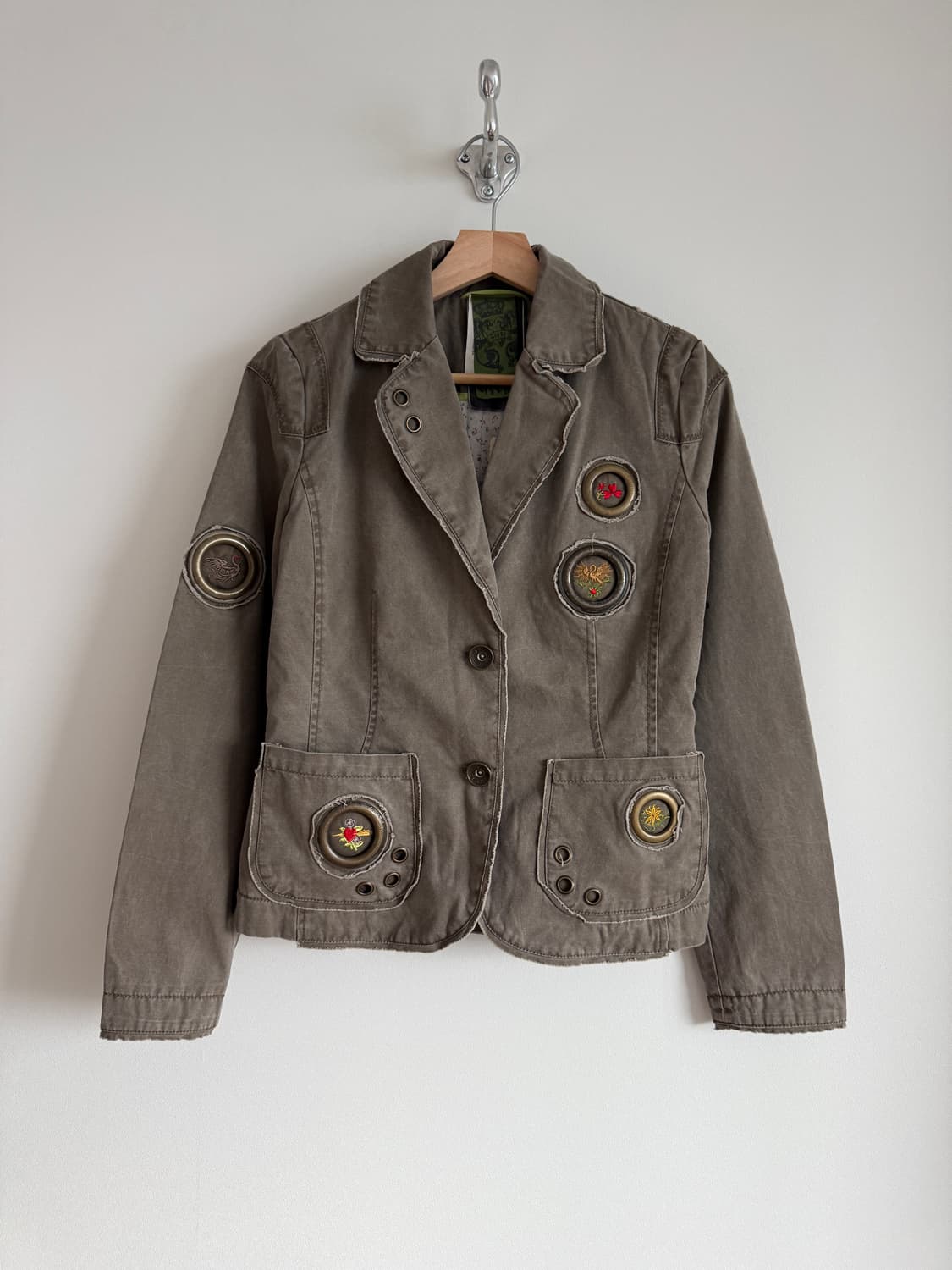 Pre owned Y2K 워싱 코튼 자켓(택 달린 제품) 상품이미지1