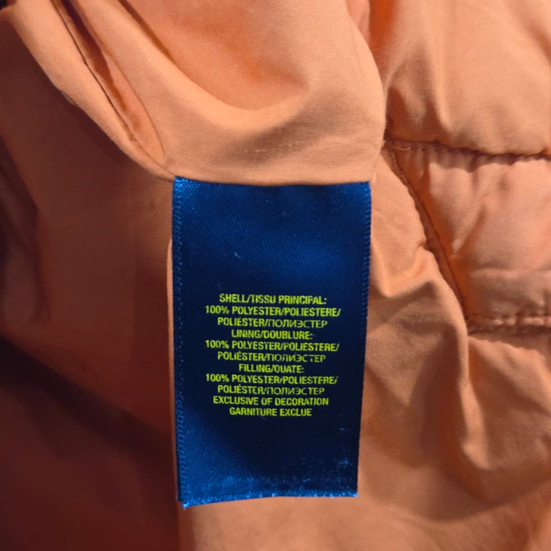 폴로랄프로렌 키즈 퀼팅 자켓 M(10/12) 상품이미지4