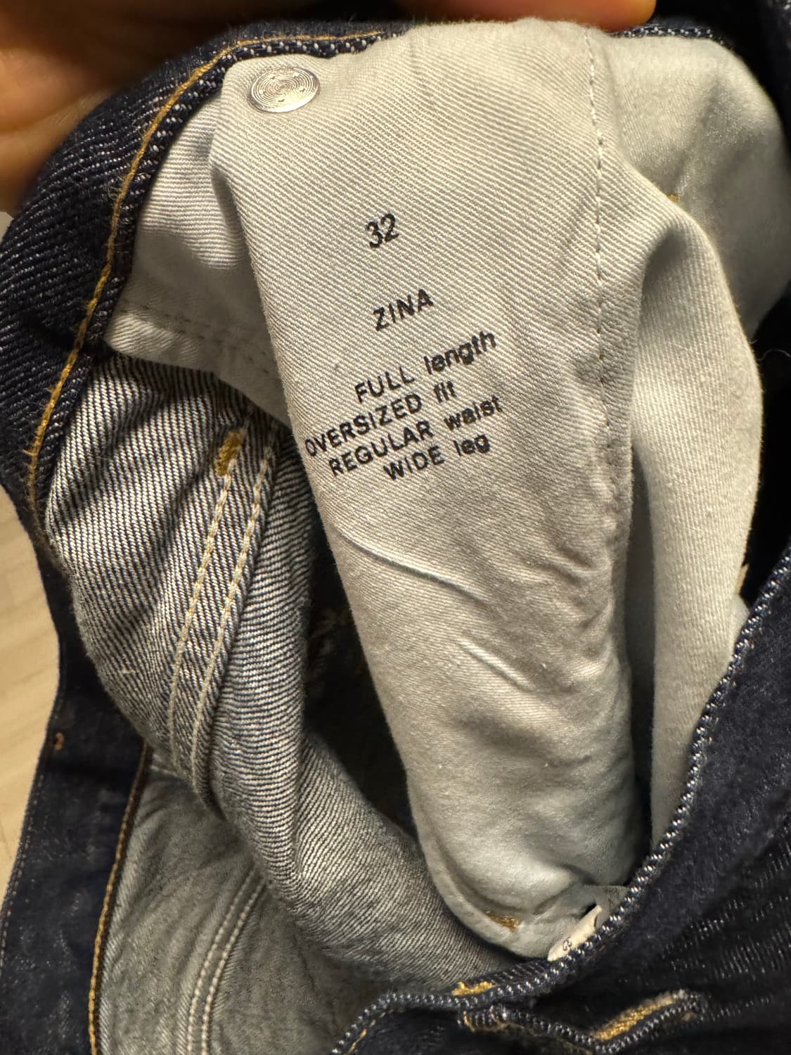 Cos 와이드레그 데님트라우저 2회착 개급처 상품이미지5