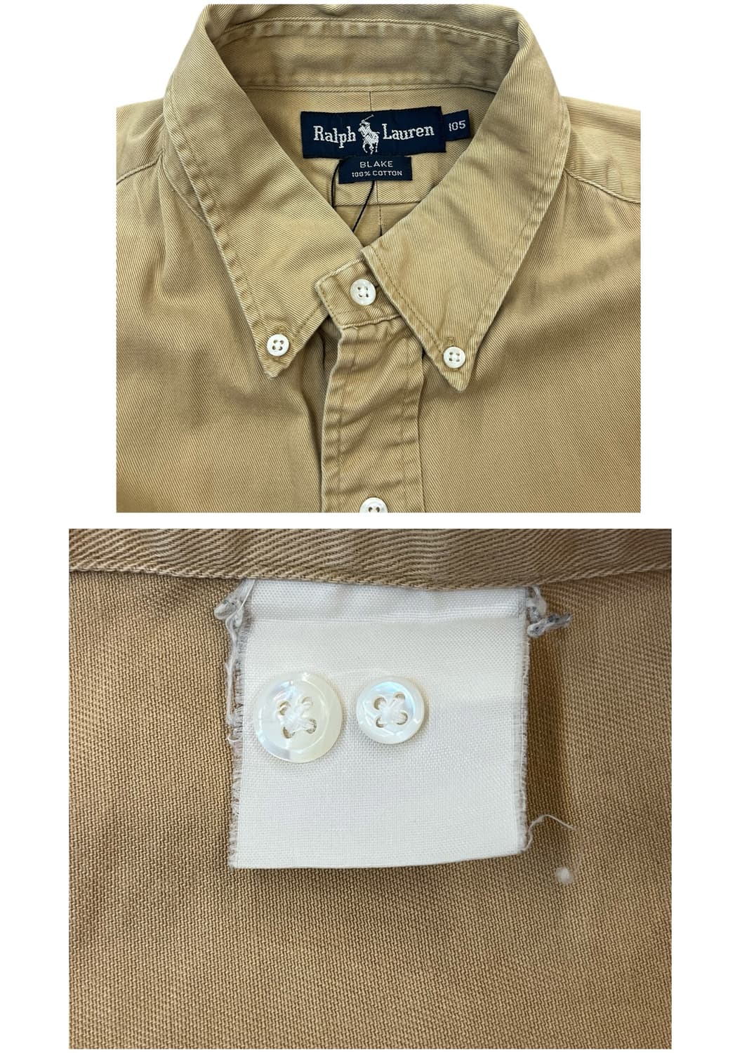 폴로 랄프로렌 셔츠 카멜 105 #csz1785 상품이미지4