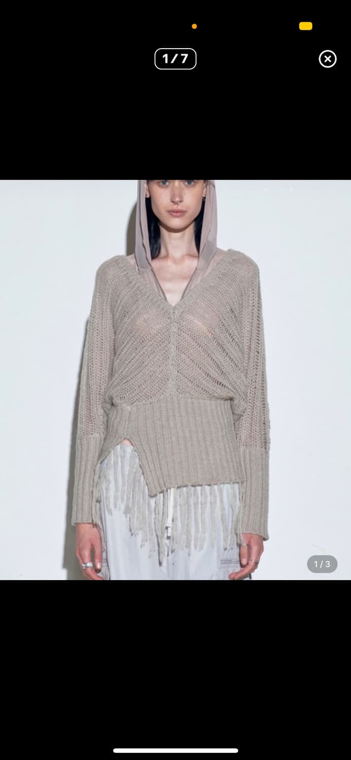 Sculptor upside down two way knit 투웨이 니트 상품이미지2