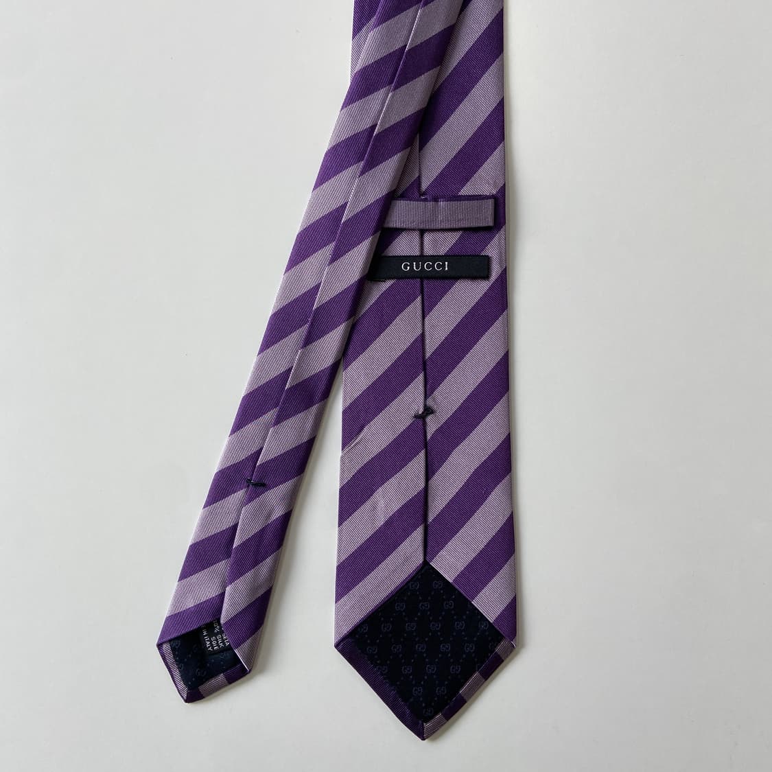 최상급 구찌(GUCCI) 영문로고 명품 정품 넥타이8.4cm 상품이미지3