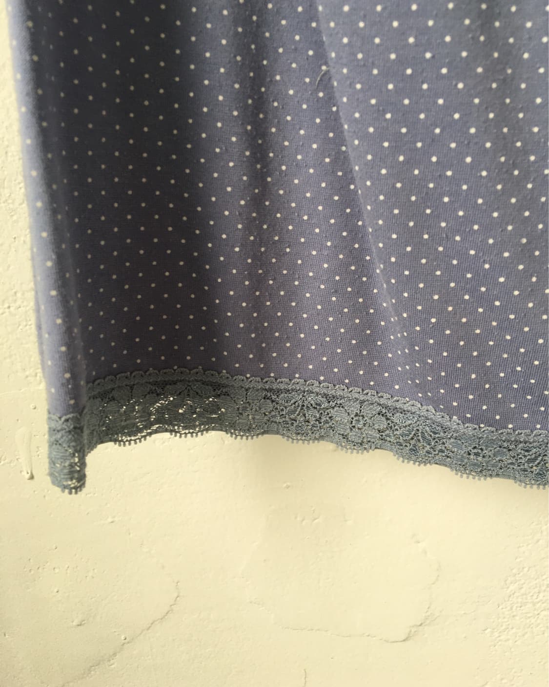 Lace trimming dot pattern sleeveless 상품이미지4