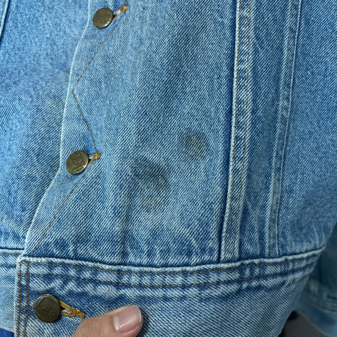 90s 90년대 생산 리 스톰라이더 데님 자켓 상품이미지10