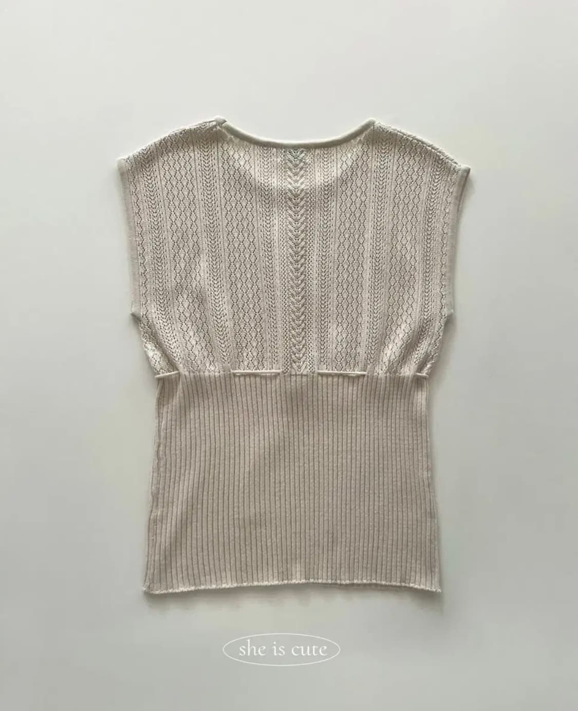 쉬이즈큐트 Summer Knit top 상품이미지4